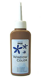 Kreul Window Color 80ml Dunkelbraun